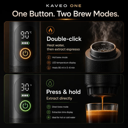 Kaveo One™ Wireless Portable Espresso Maker