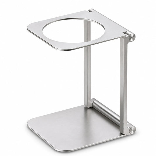 Foldable Aluminum Alloy Coffee Stand for Portable Espresso Makers
